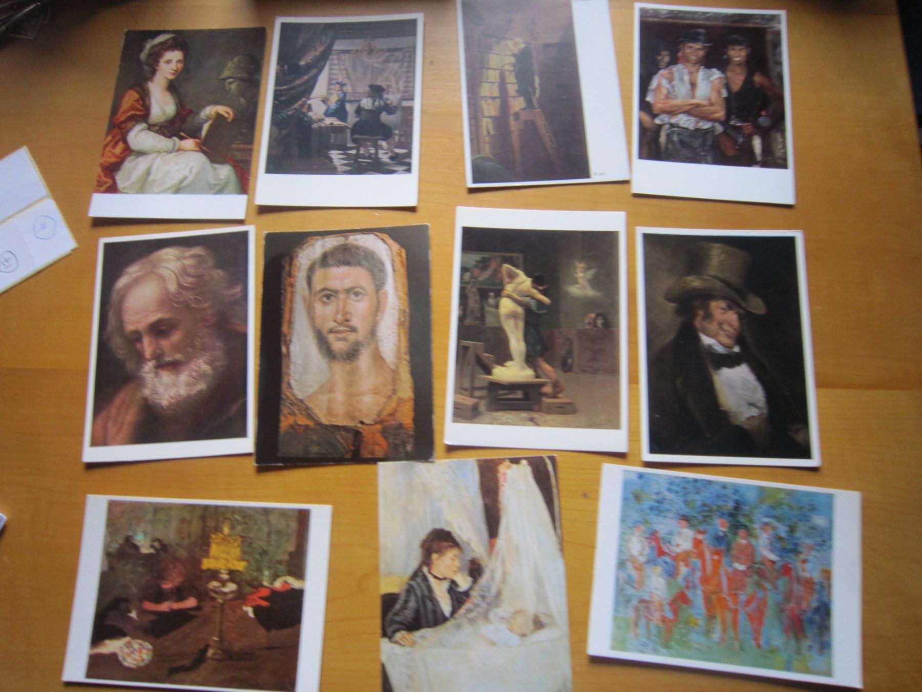 Ansichtskarten: No 17 Postkarten Kunst – Gebraucht aus Gordola von Polentaefung