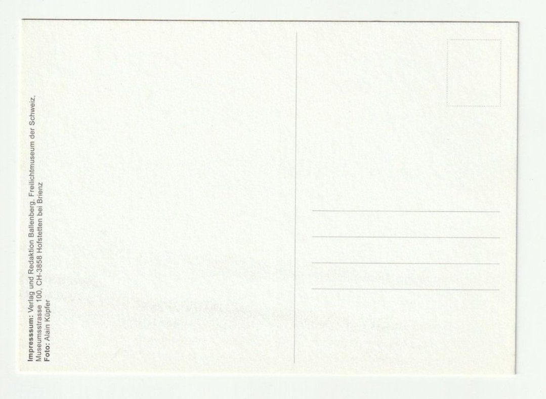 Cartoline postali: Ballenberg Holzhaus, Alte Schweizer Baukunst – Nuovo (secondo la descrizione) da St. Gallen venduto da Ricardo_Deals 1