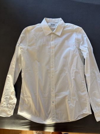 Herren Hemd Scotch & Soda Slim Fit Grösse M weiss