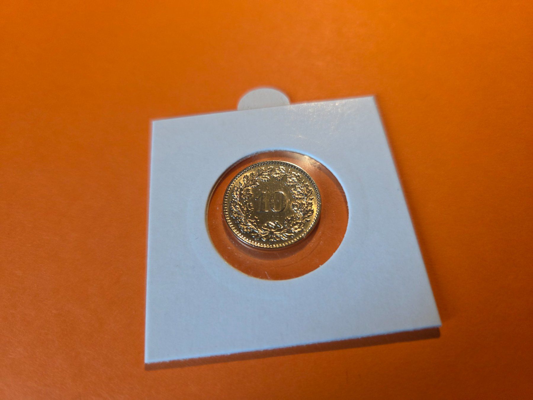 Tutti le monete: 10 Rappen 1918 Messing – Usato da Rütschelen venduto da Urmel16 1