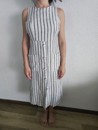 MAngo Sommerkleid Gestreift Gr. S 