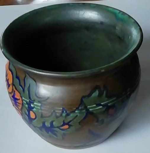 Vasi per fiori: Wunderschöne Vintage Vase oder Übertopf, Holland Keramik. – Usato da Wolfhalden venduto da Elisabeth_b 2