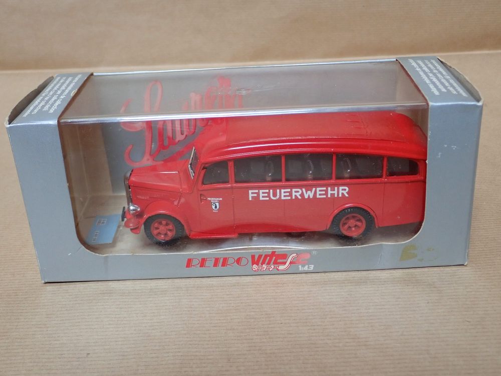 SAURER TYPE C POMPIERS DE BALE ALLEMAND FEUERWEHR BASEL VITESSE 230