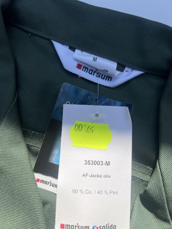 Marsum AF-Jacke oliv, Grösse M, ungetragen mit Etikett!