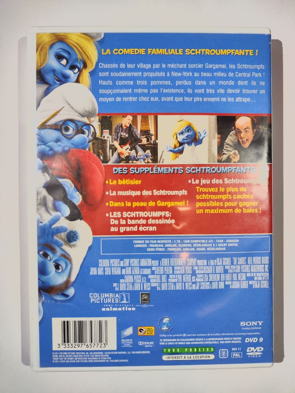 Tutti i DVDs: DVD - Les Schtroumpfs – Usato da Commugny venduto da Teksen 1