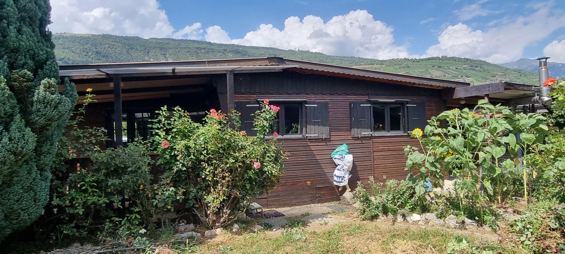 Mobilhome: Mobilhome de style chalet - Camping Robinson, Granges/Sierre – Gebraucht aus Granges VS von jer_n2b7