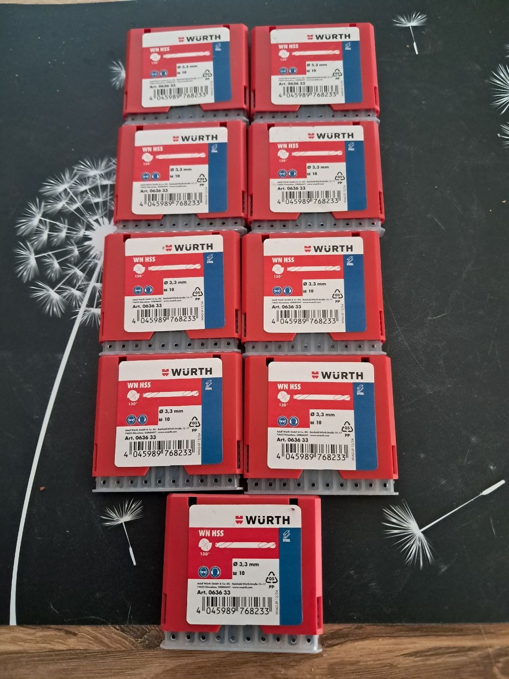 Würth Tutti gli attrezzi: 90stk Doppelkopfbohrer 3.3mm – Nuovo (secondo la descrizione) da Einsiedeln venduto da Biberchrouser76