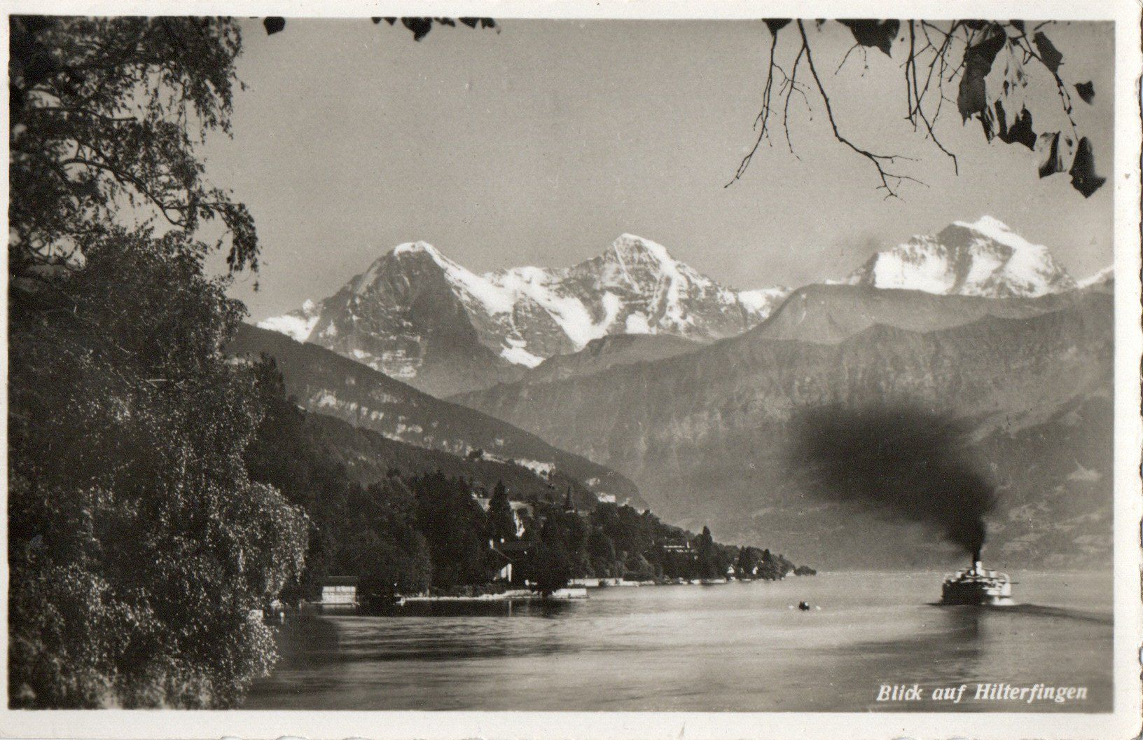 Cartoline postali: Blick auf Hilterfingen – Usato da Melano venduto da pisonsdro