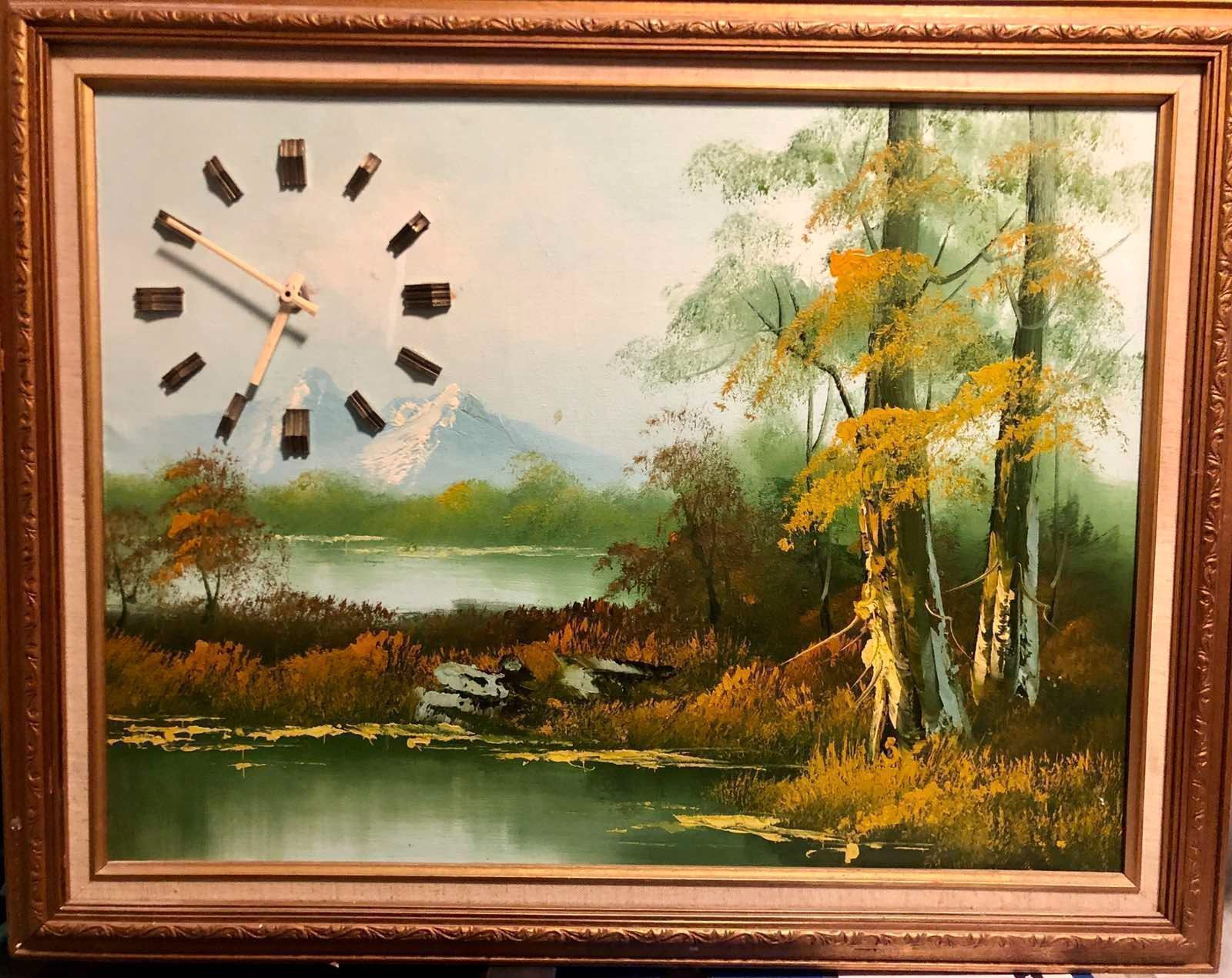 Dipinti: Gemälde mit Uhr – Usato da Schlieren venduto da Sunshines