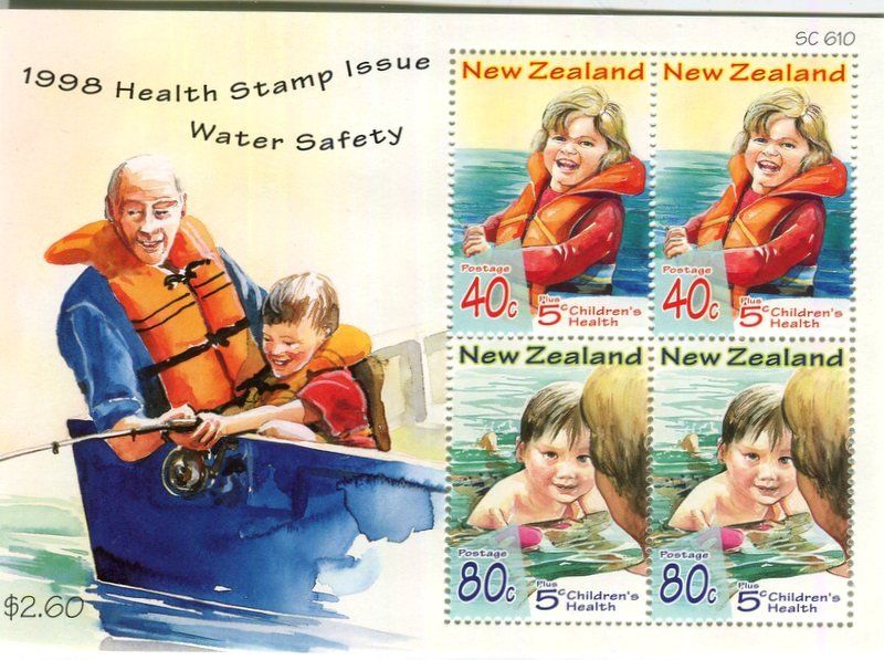 Alle Briefmarken: Block "Kinder". Neuseeland. – Neu und originalverpackt aus Basel von Butsch5
