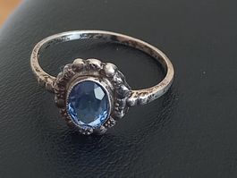 ART DECO RINGLI.SILBER