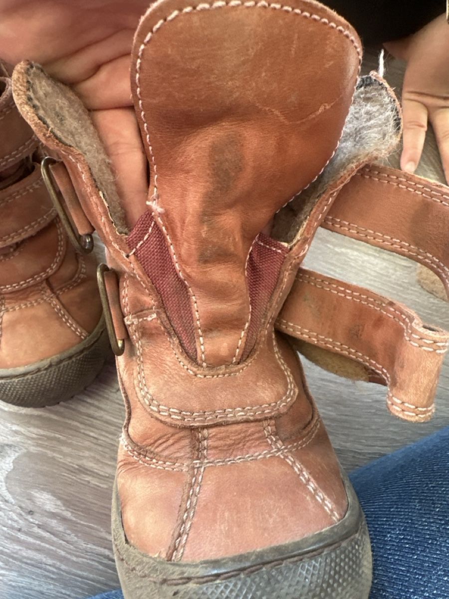 Bisgaard Scarpe per ragazzi: Bisgaard Brown Leather Winter Boots - EU 30 – Usato da Männedorf venduto da Meganbdn 3
