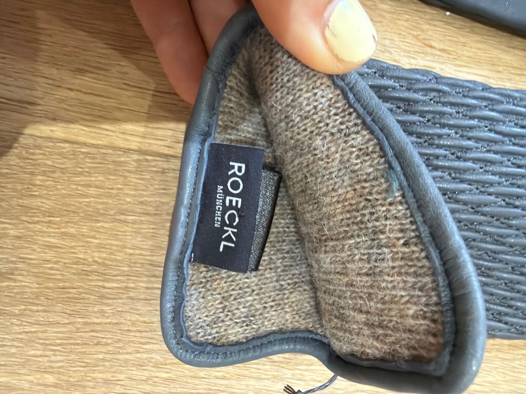 Roeckl Gants & mitaines : Damen Handschuhe RÖCKL München Leder Grau 6.5 – D'occasion à Roggwil TG par est_r5x7 1