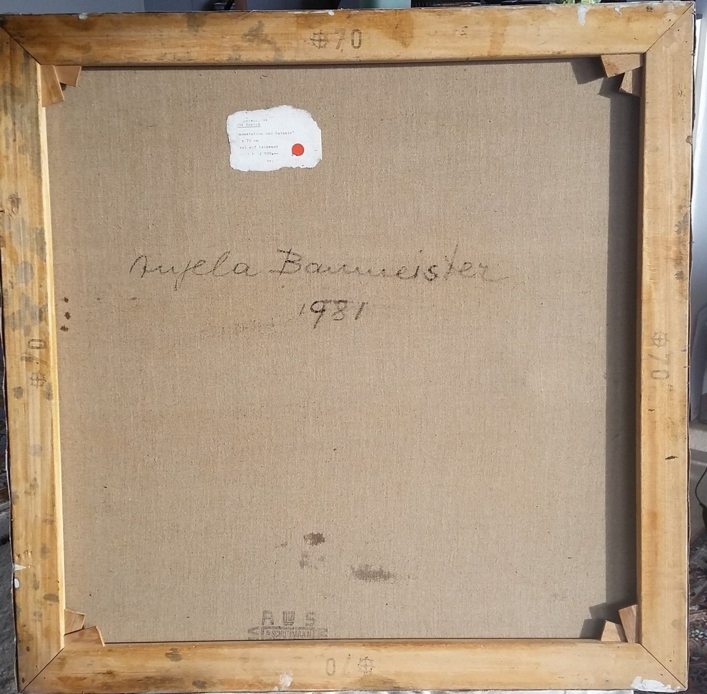 Gemälde: ölgemälde auf Leinwand, gerahmt, 71x72 – Gebraucht aus Herrliberg von AlexandraBopp 3