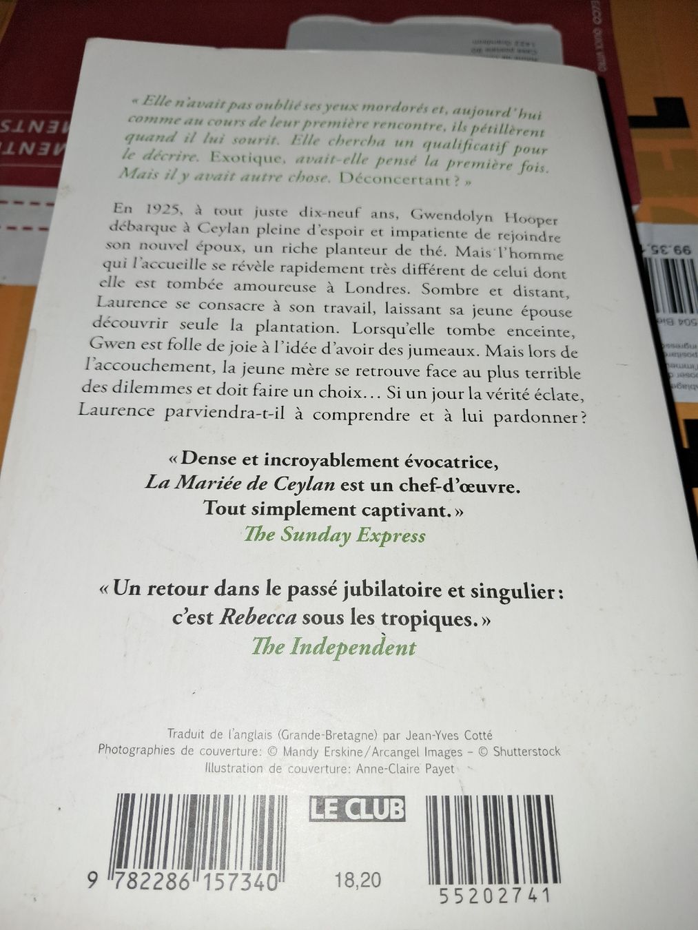 Libri: Dinah Jefferies La mariee de ceylan – Usato da Le locle venduto da juliensaran 1