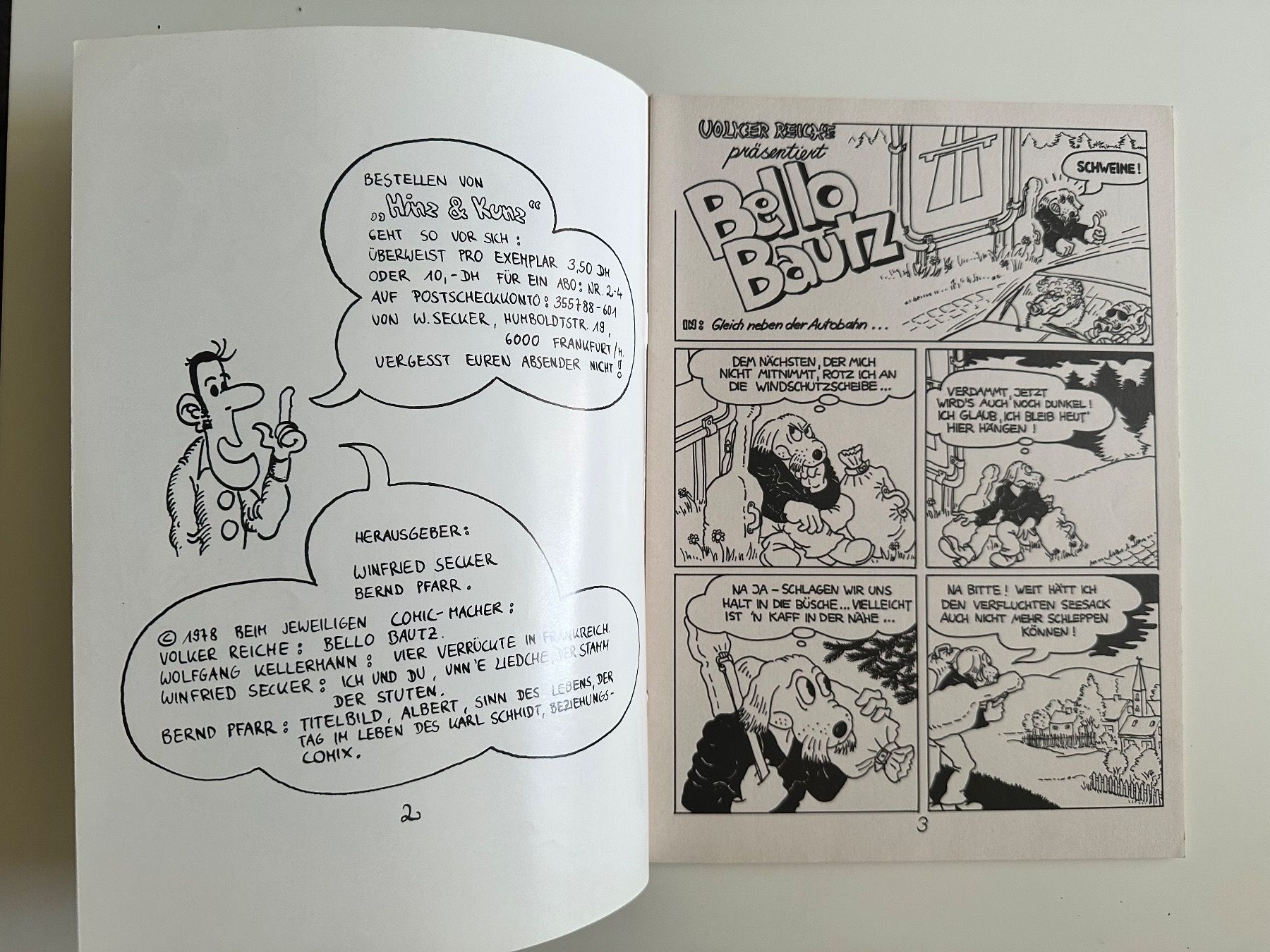 Comics: Hinz & Kunz Comix Nr.1 Softcover – Gebraucht aus Münsingen von Ganjam 3