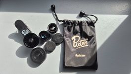 Pixter Camera Lens Kit – Macro / Fisheye / Grand-angle pour