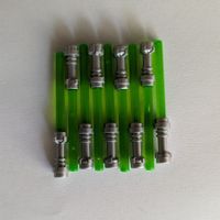 LEGO, Minifigur Zubehör - 9 Stk. Neon Green Lichtschwerter
