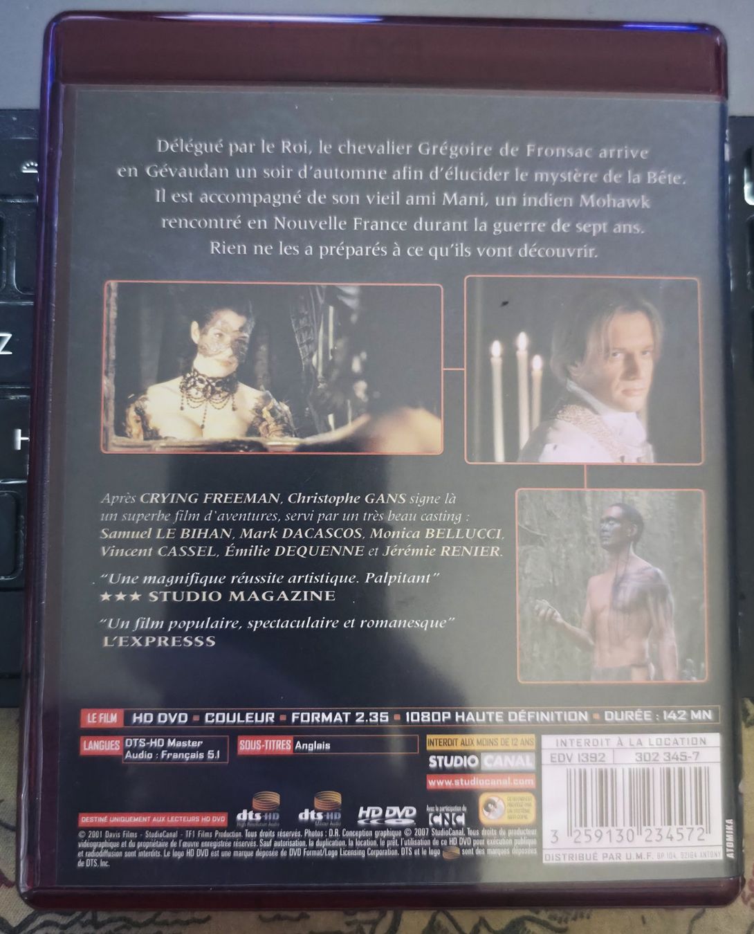 Alle DVDs: Le pacte des loups (2001) - HD-DVD – Gebraucht aus Semsales von __Florian__ 2