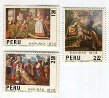 Briefmarken "Weihnachten". Peru