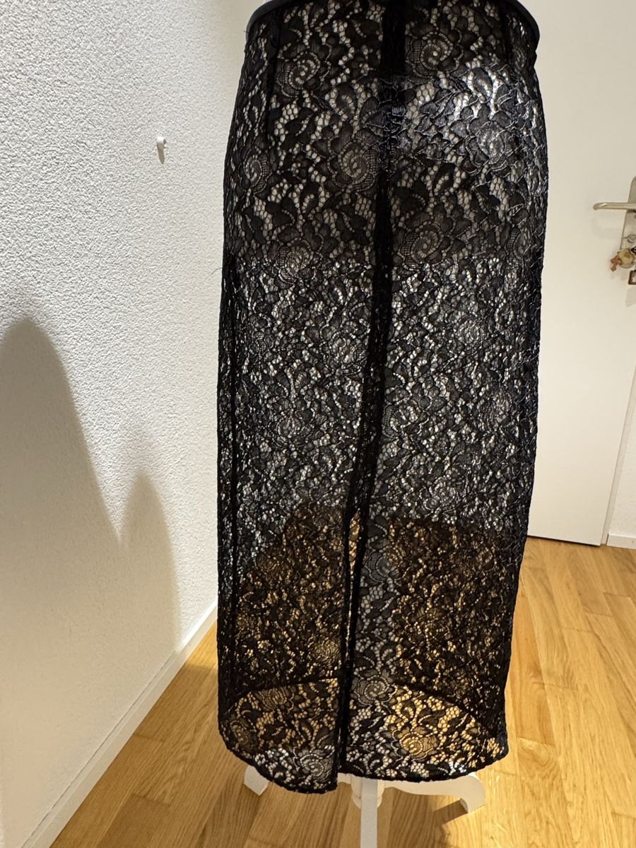 Gonne: Elegante schwarze Spitzenrock, Grösse 36/S – Nuovo (secondo la descrizione) da Gockhausen venduto da Bubyyyyy 1