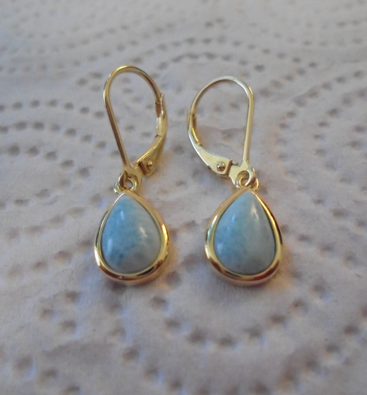 Orecchini pendenti & Orecchini a lobo: Echtschmuck: Larimar Silberohrringe – Nuovo (secondo la descrizione) da Zuchwil venduto da maumauchi 2