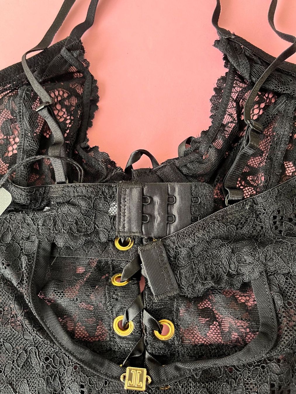 Altra biancheria intima: JETTE, Spitzen-Body, Grösse 75A, Farbe Schwarz – Nuovo e nell'imballaggio originale da Rudolfstetten venduto da gst_g7xl 7