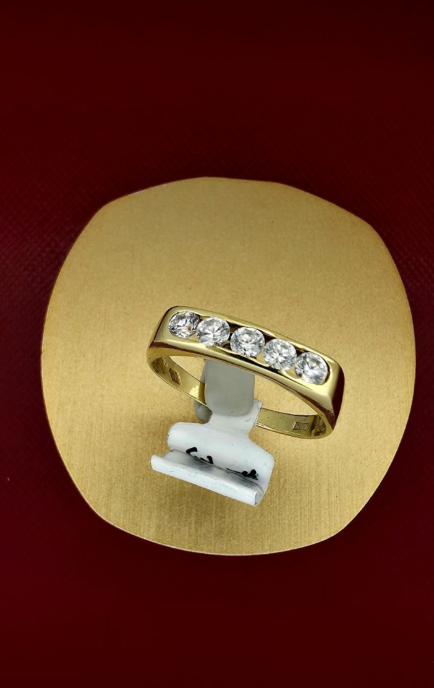 Ringe: 18 k Goldring mit Kanalfassung – Gebraucht aus Zürich von Juwelier_Stauffacher 3