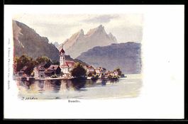 Buochs, Uferpartie mit Kirche