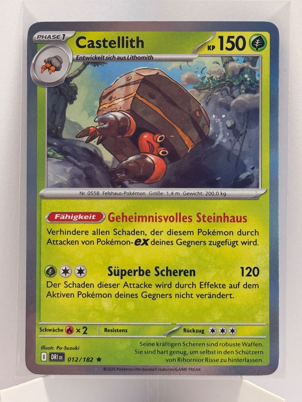 Pokémon Carte collezionabili: Castellith 012/182  Holo DE NM – Nuovo (secondo la descrizione) da bern venduto da Wankdorf_Retro