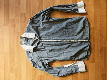 Lagerfeld Herren Hemd Gr. 41 (L) 52 Schwarz-Weiss Gemustert