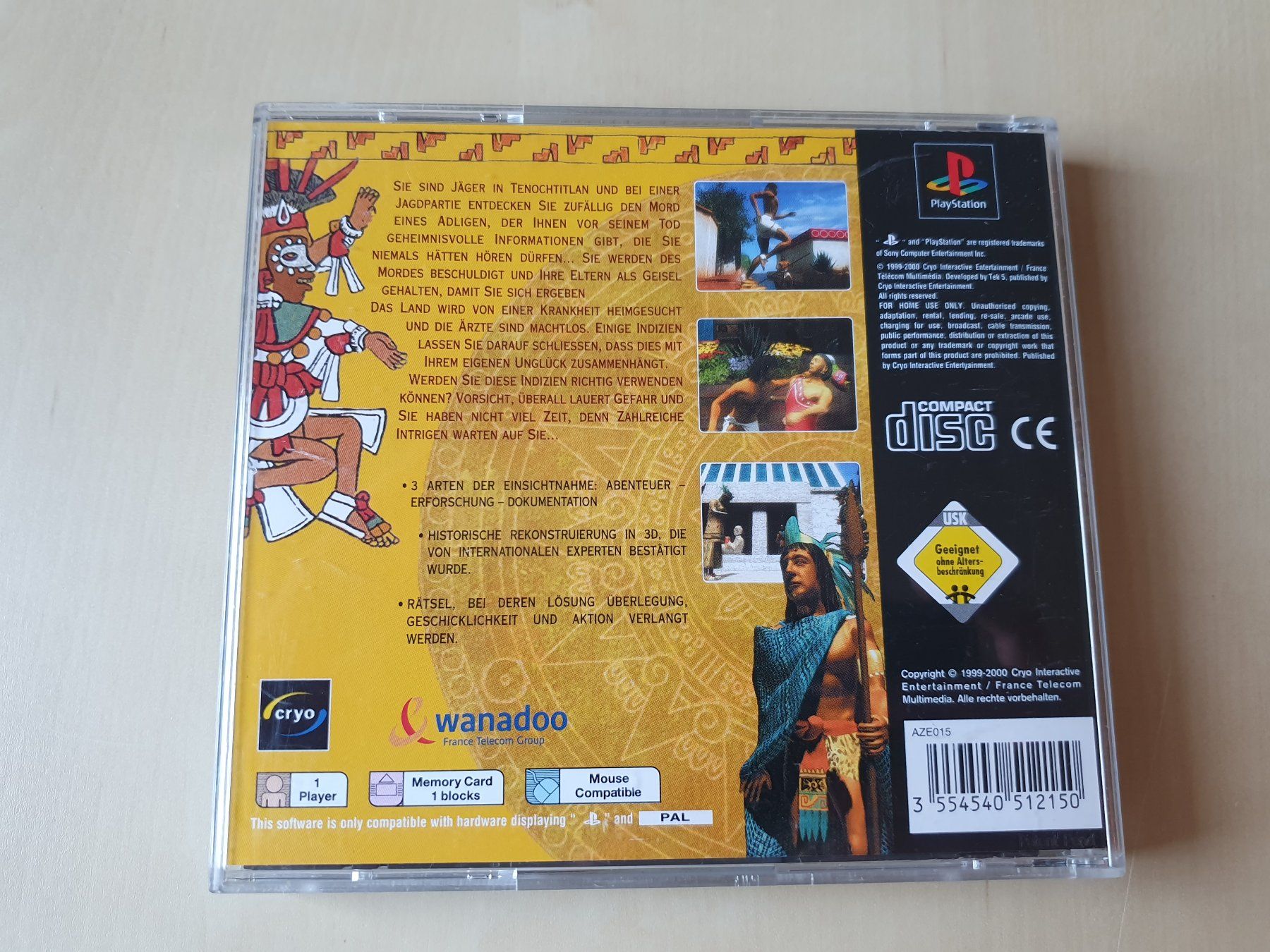 Sony Spiele: der Fluch der Azteken – Gebraucht aus Stansstad von collectorsshop 1