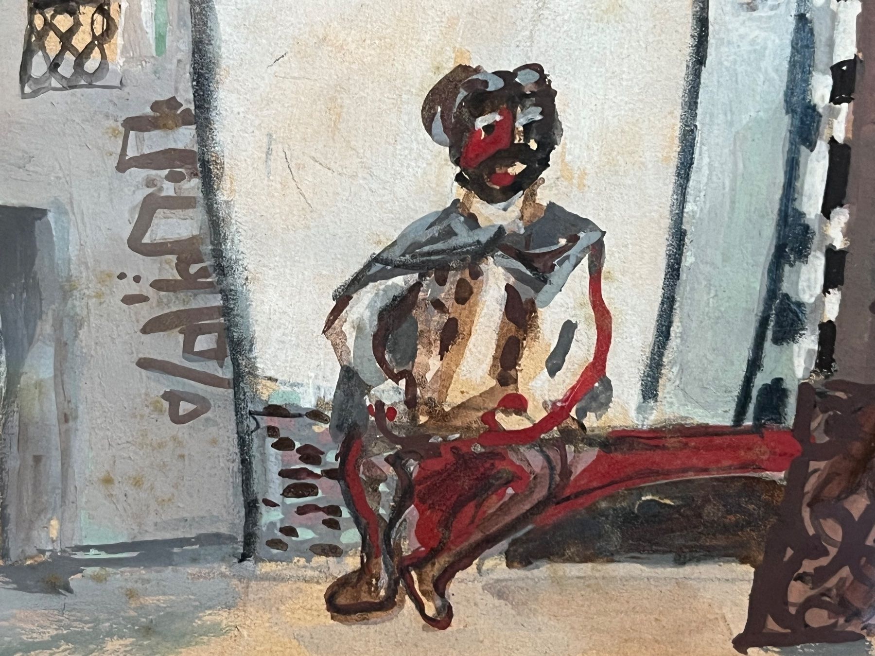 Dipinti: Edwin Ferdinand Grosshardt (schweizerisch, 1901-1960) – Usato da Basel venduto da Kaffee_und_Kunst 6