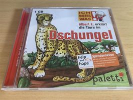 Albert E. erklärt die Tiere im Dschungel