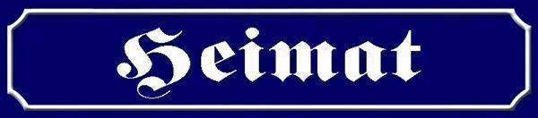 Schilder: Blechschild - HEIMAT - blau - 46 X 10 CM – Neu und originalverpackt aus Rupperswil von big-one-sale