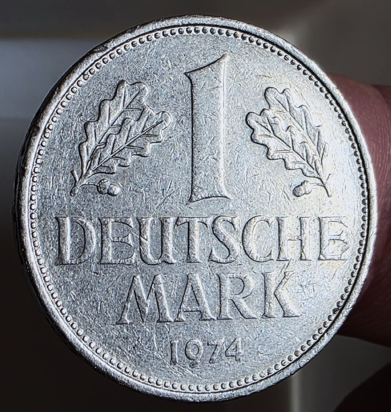 Tutti le monete: DEUTSCHLAND 1 MARK 1974 D – Usato da Winterthur venduto da Creso70 1
