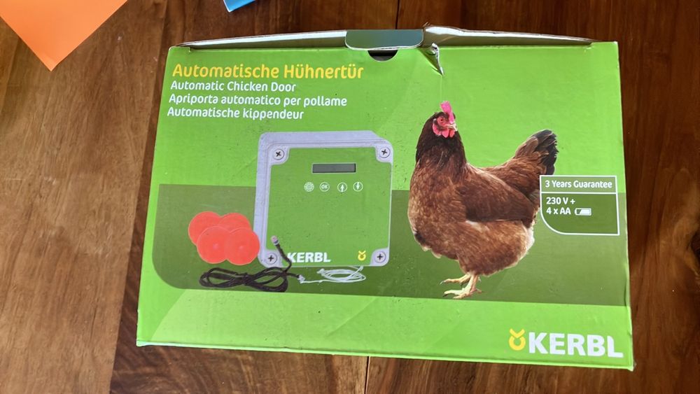 Kerbl Lichtsensor Für Automatische Hühnertür – Zuverlässiger Dämmerungssensor Für Die Selbsttätige Öffnungs- Und Schließfunktion