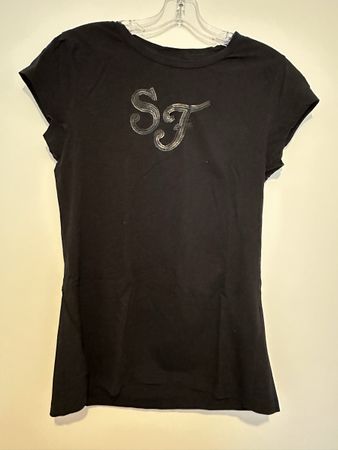 Schwarzes Puma Ferrari T-Shirt, Grösse 40