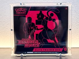 Pokémon Destined Rivals ETB EN OVP + Acrylbox