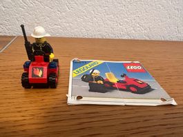 LEGO 6611 Feuerwehr mit Figur + Anleitung