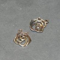 Anhänger Rose antiksilber