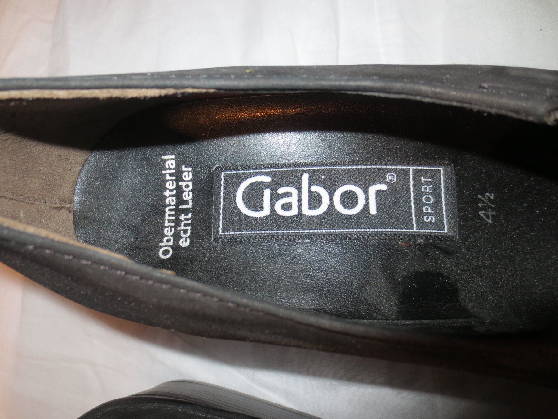 Gabor Scarpe da donna: NEU: Gabor schwarz, Gr. 37.5 Oberm.Leder – Nuovo (secondo la descrizione) da Männedorf venduto da Livingston 1