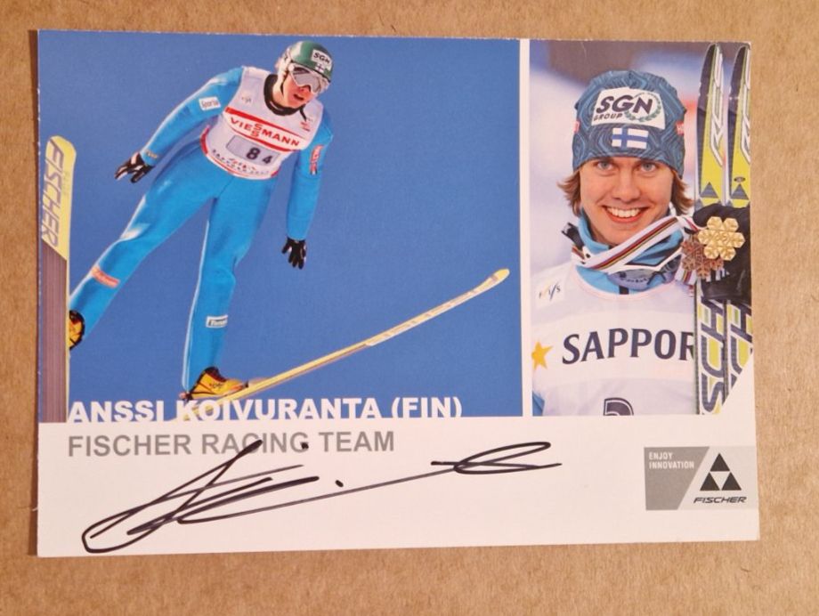 Autografi: Anssi Koivuranta - handsigniert – Usato da Menziken venduto da Autogramme