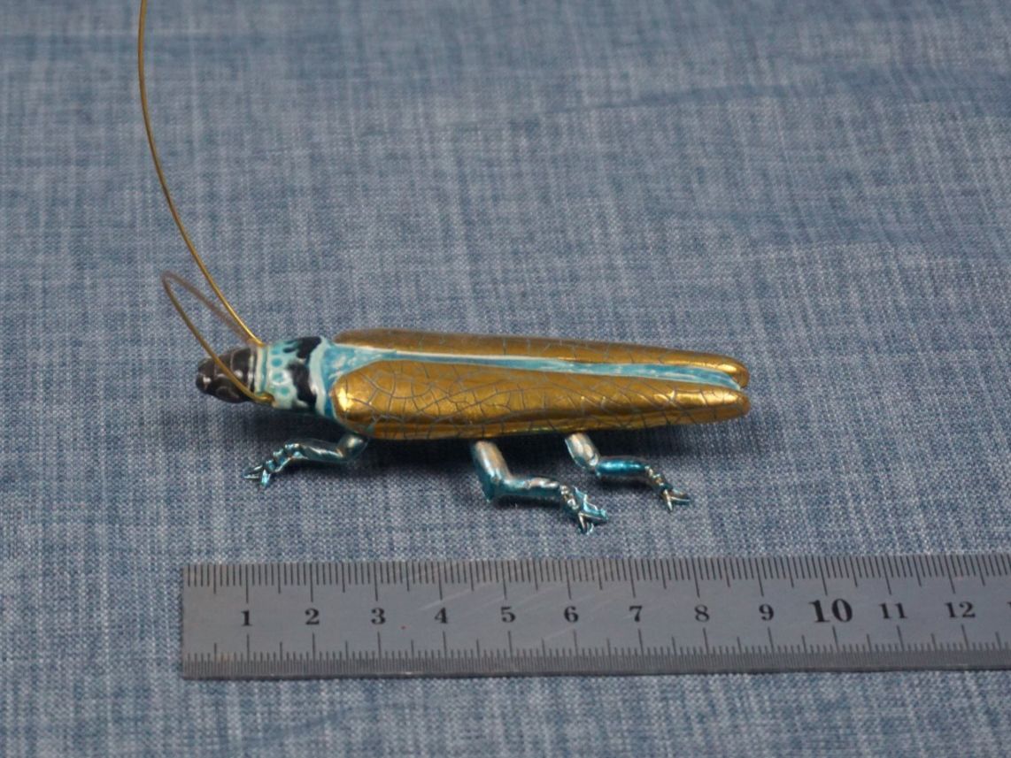 Alle Dekorationen: Käfer Metall blau gold – Neu (gemäss Beschreibung) aus Diessbach b. Büren von Crocharry 1
