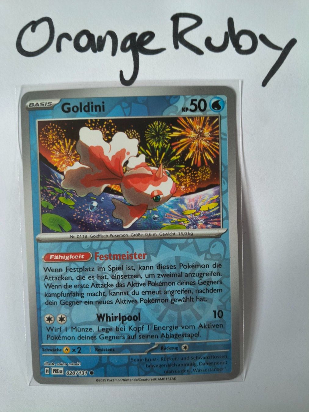 Pokémon Carte collezionabili: Goldini 020/131 REVERSE HOLO Prismatic Evolutions PRE DE – Usato da St. Gallen venduto da OrangeRuby