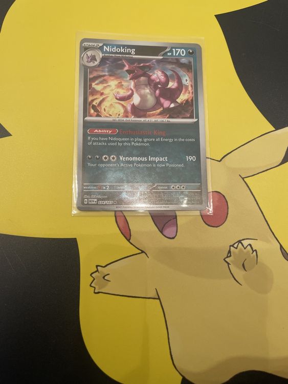 Nidoking Reverse Holo 034/165 Pokemon 151 Kaufen auf Ricardo