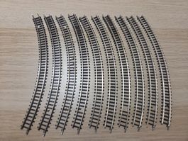 Märklin 10 x 8520 gebogenes gleis Z (3)