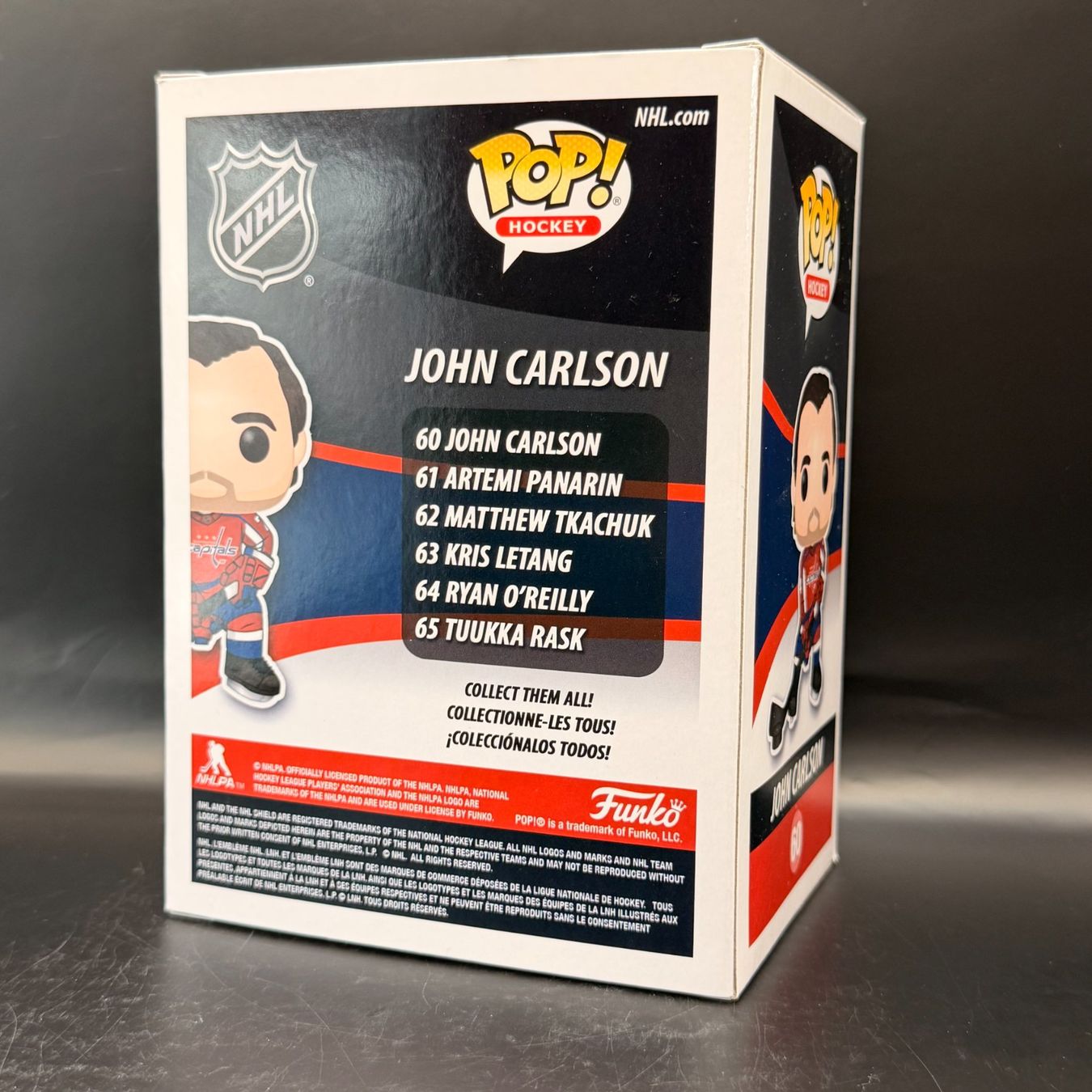Funko Statuette: Funko Pop! NHL John Carlson 60 – Usato da Düdingen venduto da Nerdworld 1
