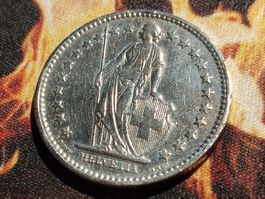 2 Franken 1886, Silber