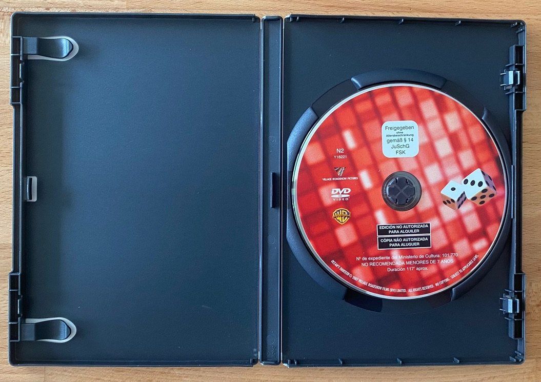 Tutti i DVDs: DVD - Ocean's 13 – Usato da Winterthur venduto da Secondhand-Family 1